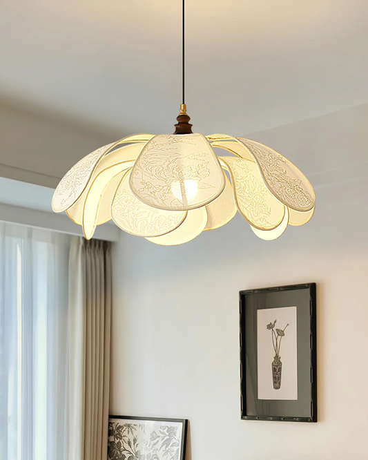 Elegant Floral Flush Mount Ceiling Light – Warm 3000K Glow for Dining or Kitchen 3