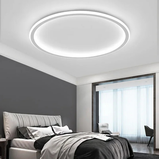 Modern Round LED Flush Mount Ceiling Light – Scandinavian Style, Soft Illumination 1
