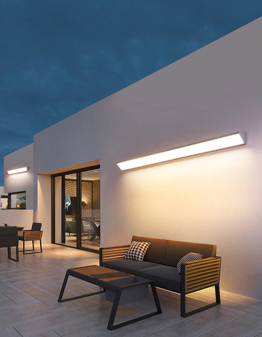 Waterproof Outdoor Wall Light, Modern LED Exterior Sconce for Terraces and Entrances