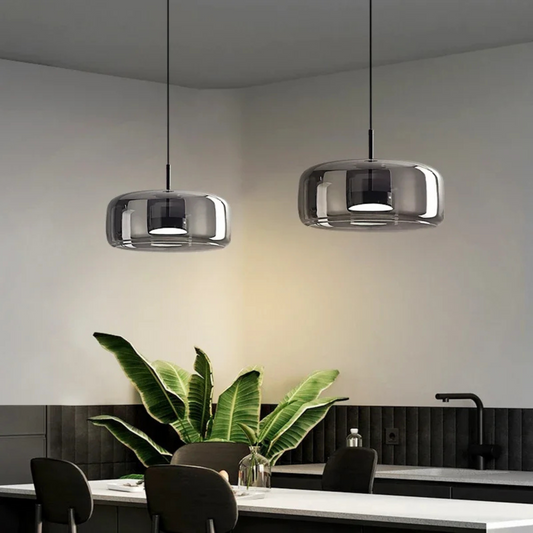 Elegant Glass Pendant Light - Modern Kitchen Pendant Lighting for Island and Dining 6