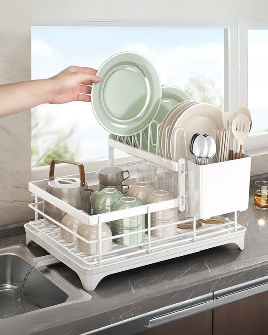 Alessio | Stainless Steel Dish Drying Rack – Space-Saving Design 6