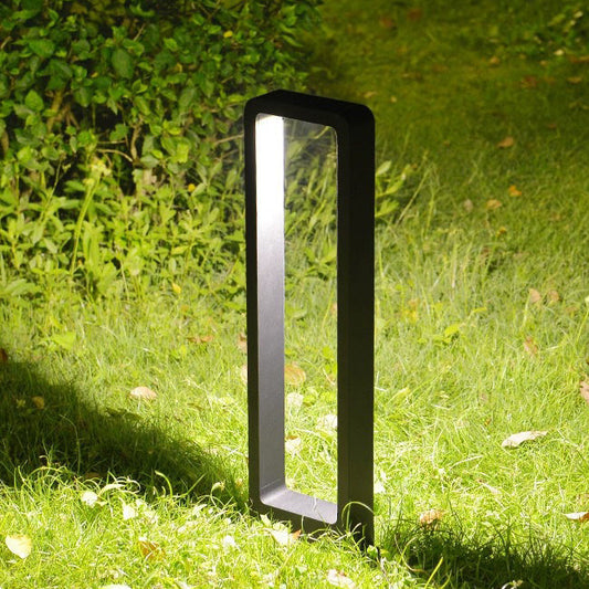 Waterproof LED Outdoor Wall Light – Black Aluminum Modern Garden Fixture 4