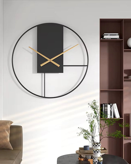 Equilibrio | Modern Wall Clock – Minimalist Design with Gold Accents 7