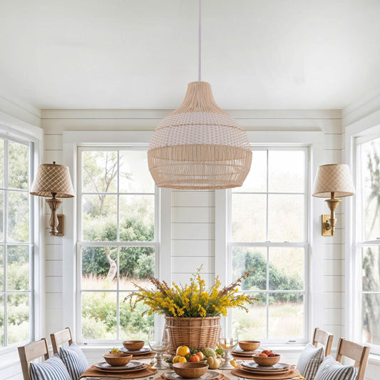 Rattara | Rattan Pendant Light – Handwoven Design for Kitchen Island and Cozy Spaces 0