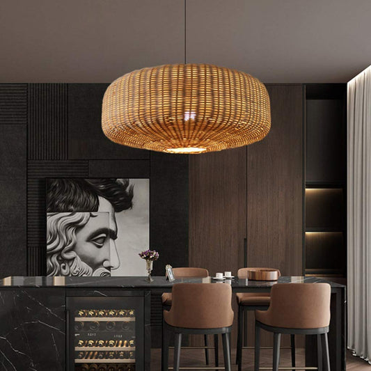 Rattoria | Rattan Pendant Light – Handcrafted Design for Cozy Kitchen Lighting 2
