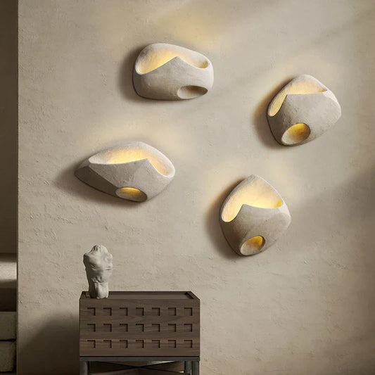 Artistic Resin Wall Lamp with LED Illumination – Modern Sculptural Wall Sconce 3