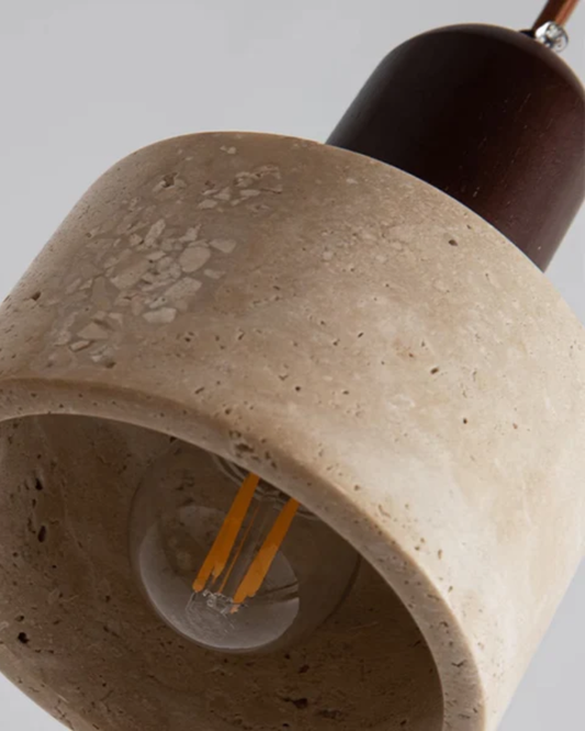 Travertine Pendant Light – Modern Kitchen Pendant Lighting Fixture for Elegant Interiors 3