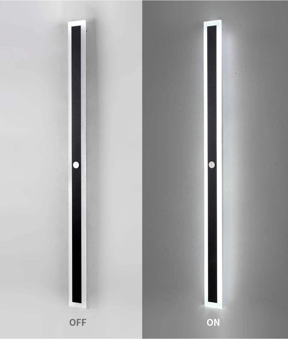 Modern IP65 Waterproof Outdoor Wall Light With Motion Sensor