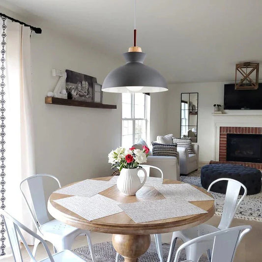 Adjustable Dome Pendant Light for Kitchen Island – Modern Metal Hanging Light 3