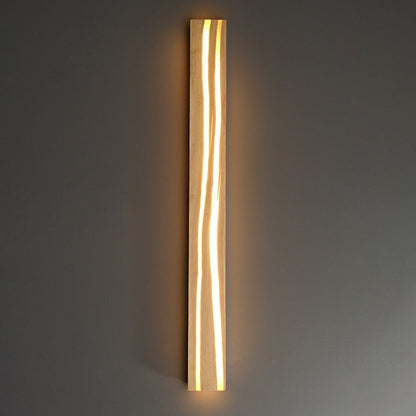 Modern Japanese Solid Wood LED Wall Sconce - Minimalist Bathroom Wall Lights 3
