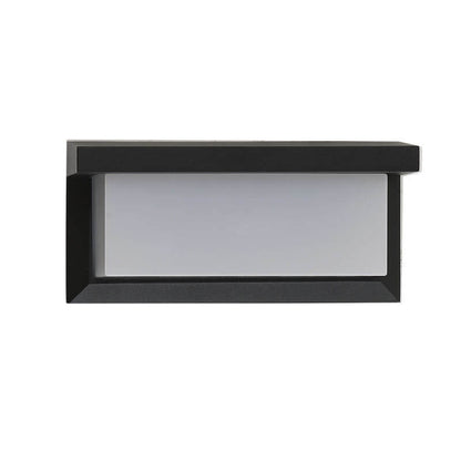Modern LED Outdoor Wall Light with Motion Sensor – Black Aluminum Sconce 2