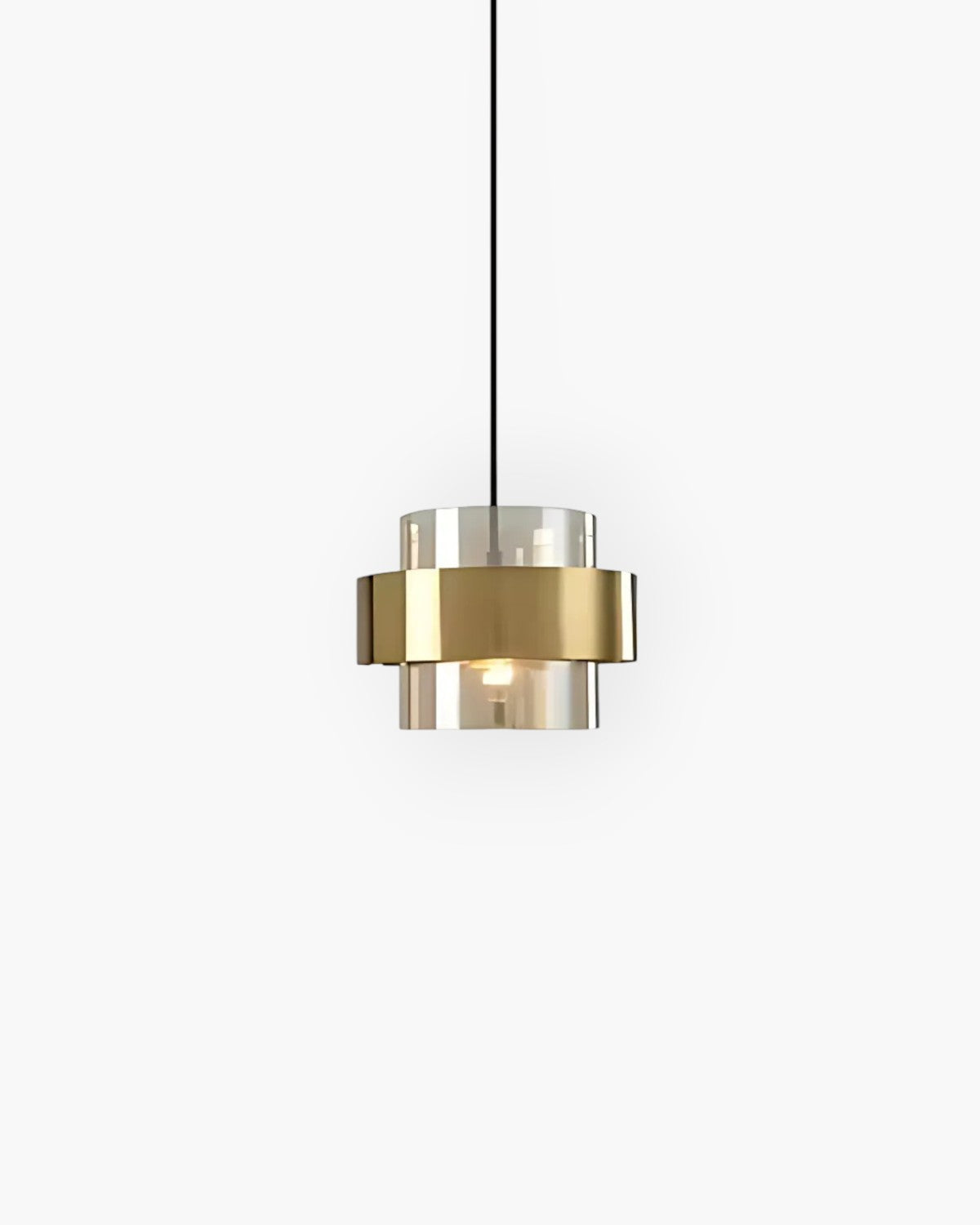 Variant image for Industrial Glass Pendant Lamp with Adjustable Height for Kitchen and Dining Lighting-2