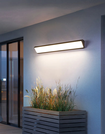 Waterproof Outdoor Wall Light, Modern LED Exterior Sconce for Terraces and Entrances