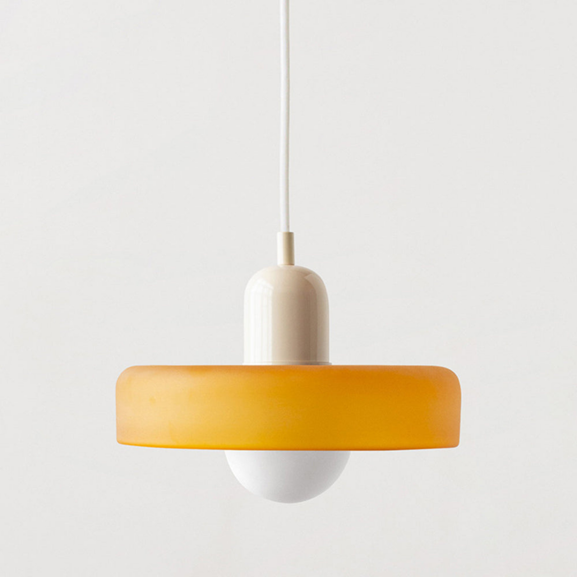 Variant image for Modern Glass Pendant Ceiling Light with Adjustable Height for Dining Room – Soft Ambient Illumination-31