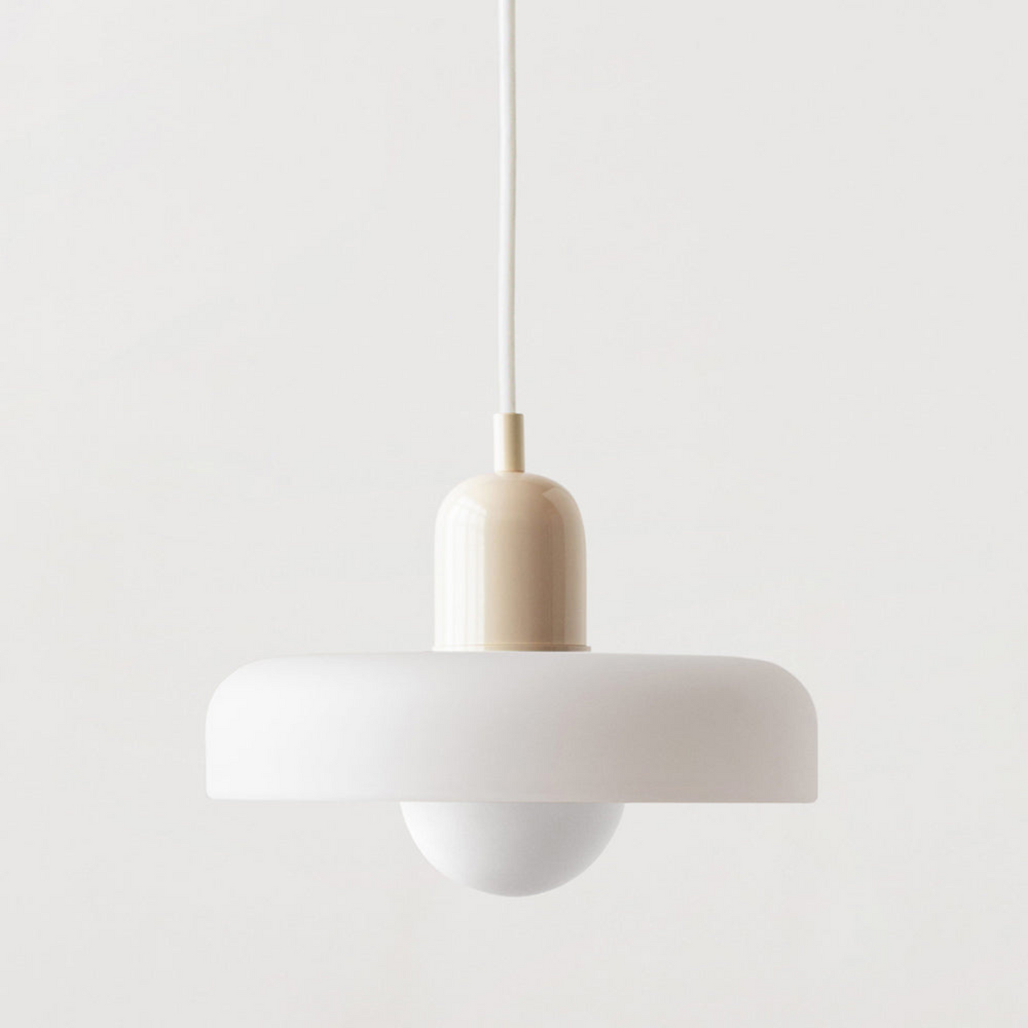 Variant image for Modern Glass Pendant Ceiling Light with Adjustable Height for Dining Room – Soft Ambient Illumination-9