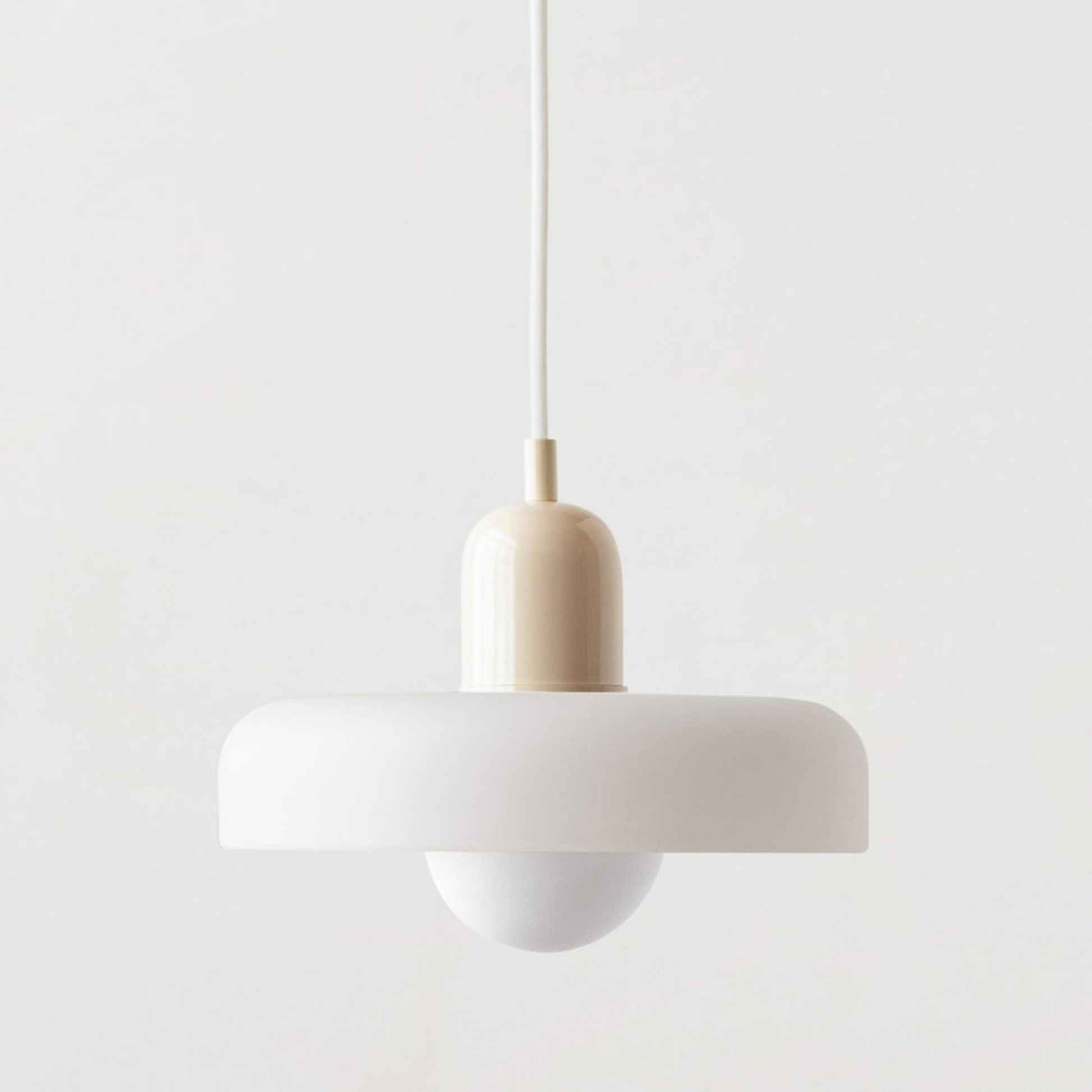 Variant image for Modern Glass Pendant Ceiling Light with Adjustable Height for Dining Room – Soft Ambient Illumination-9