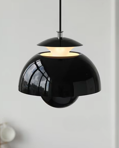 Minimalist Pendant Light for Kitchen Island – 24cm White Steel & Aluminum 4