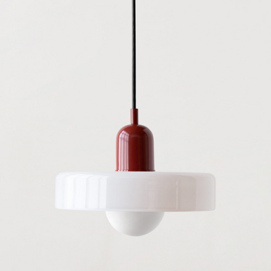 Modern Glass Pendant Ceiling Light with Adjustable Height for Dining Room – Soft Ambient Illumination 1