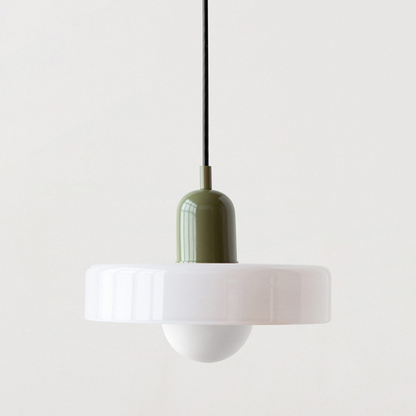 Variant image for Modern Glass Pendant Ceiling Light with Adjustable Height for Dining Room – Soft Ambient Illumination-7