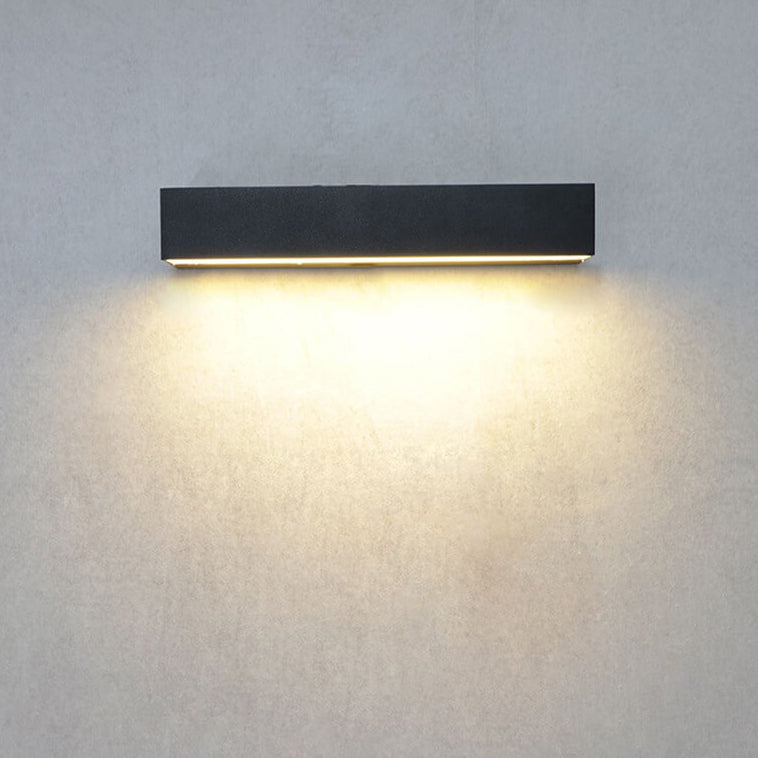 Black Outdoor Wall Light – Waterproof LED Modern Lantern for Exterior Spaces 4
