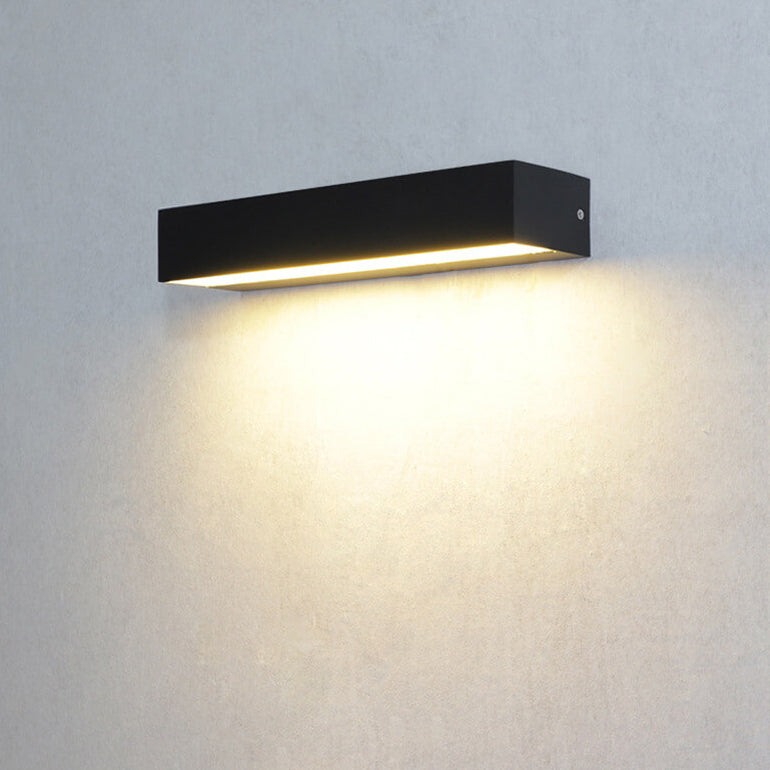 Black Outdoor Wall Light – Waterproof LED Modern Lantern for Exterior Spaces 5