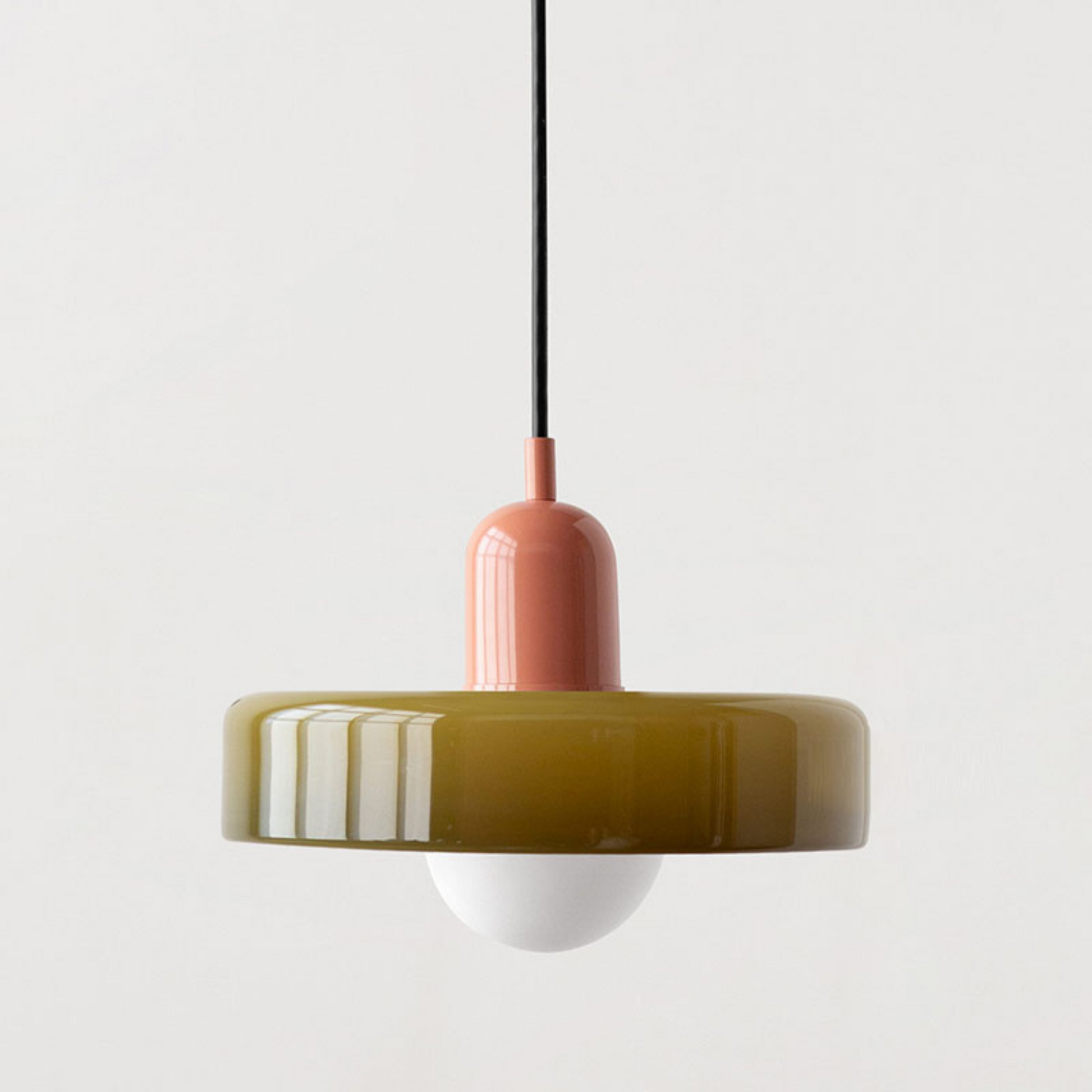 Variant image for Modern Glass Pendant Ceiling Light with Adjustable Height for Dining Room – Soft Ambient Illumination-37