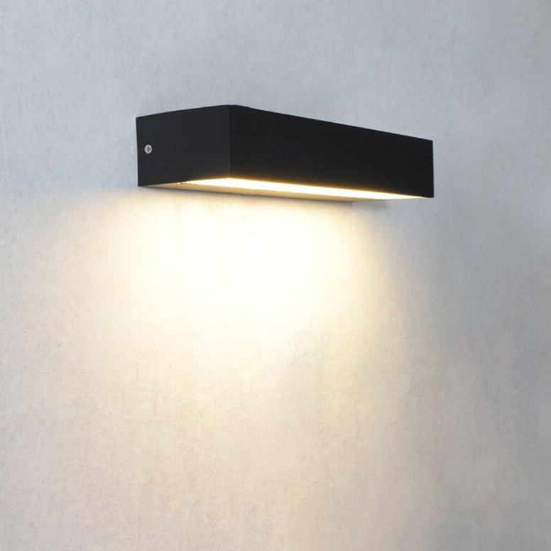 Black Outdoor Wall Light – Waterproof LED Modern Lantern for Exterior Spaces 6