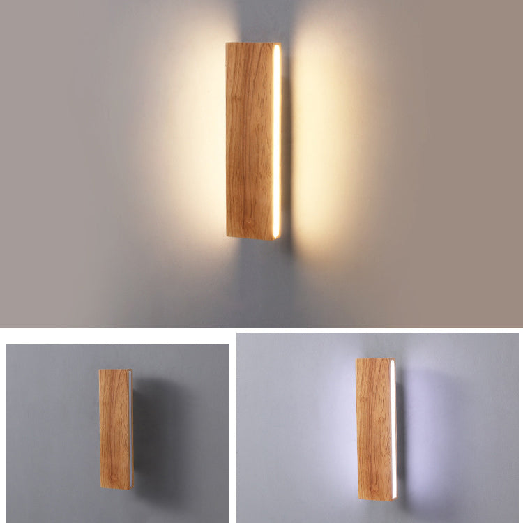Minimalist Wooden LED Wall Sconce – Energy Efficient Wall Lamp for Modern Spaces 4