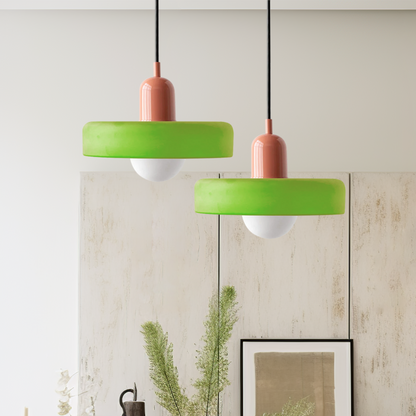 Variant image for Modern Glass Pendant Ceiling Light with Adjustable Height for Dining Room – Soft Ambient Illumination-13