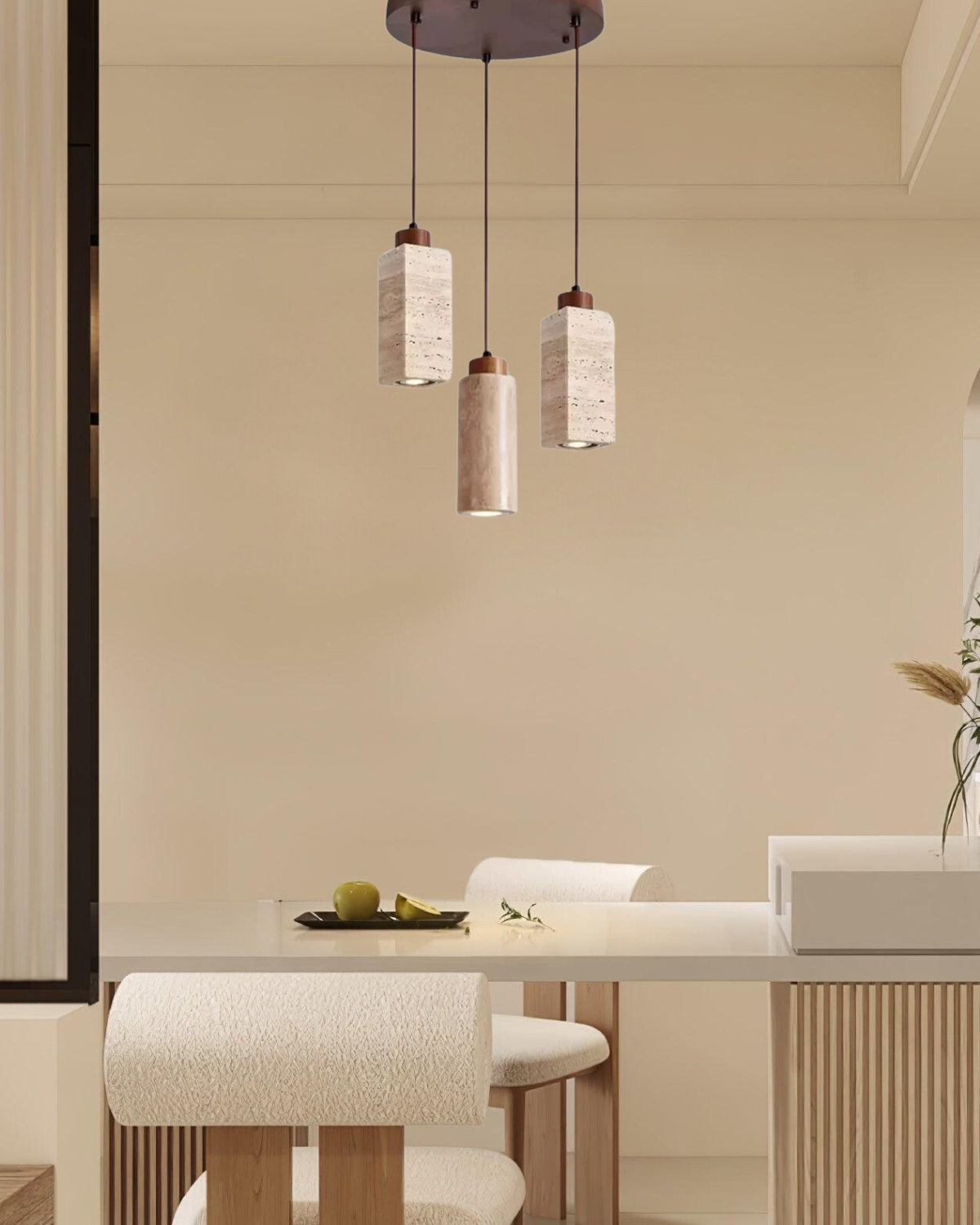 Elegant Stone Pendant Lamp – Adjustable Kitchen Pendant Lighting Fixture 4