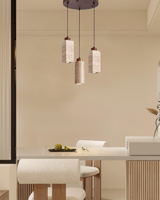 Elegant Stone Pendant Lamp – Adjustable Kitchen Pendant Lighting Fixture 4