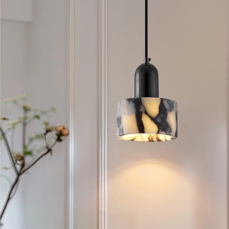 Marbello | Elegant  Pendant Lighting – Marble Shade