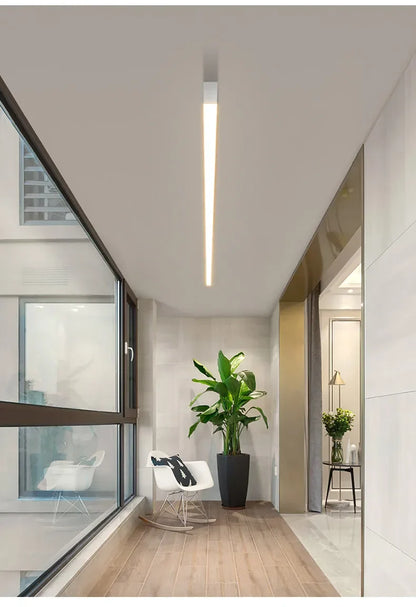 LineaLinux | Dimmable LED Flush Mount Ceiling Light Fixture – Modern Black & White Design