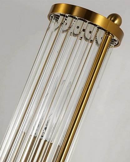 Elegant Wall Sconce Lighting with Crystal Glass and Stainless Steel – 27cm Height 5