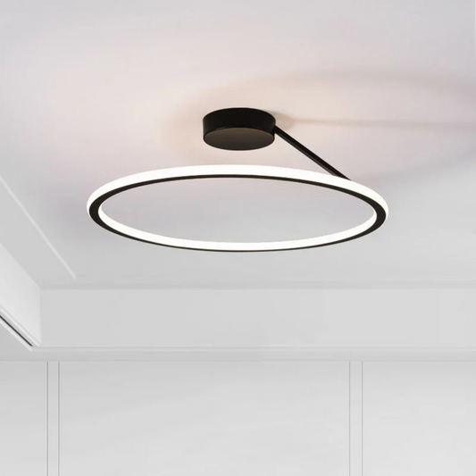 LED Flush Mount Ceiling Light Fixture with Remote Control – Modern Design 40/50/60 CM 1