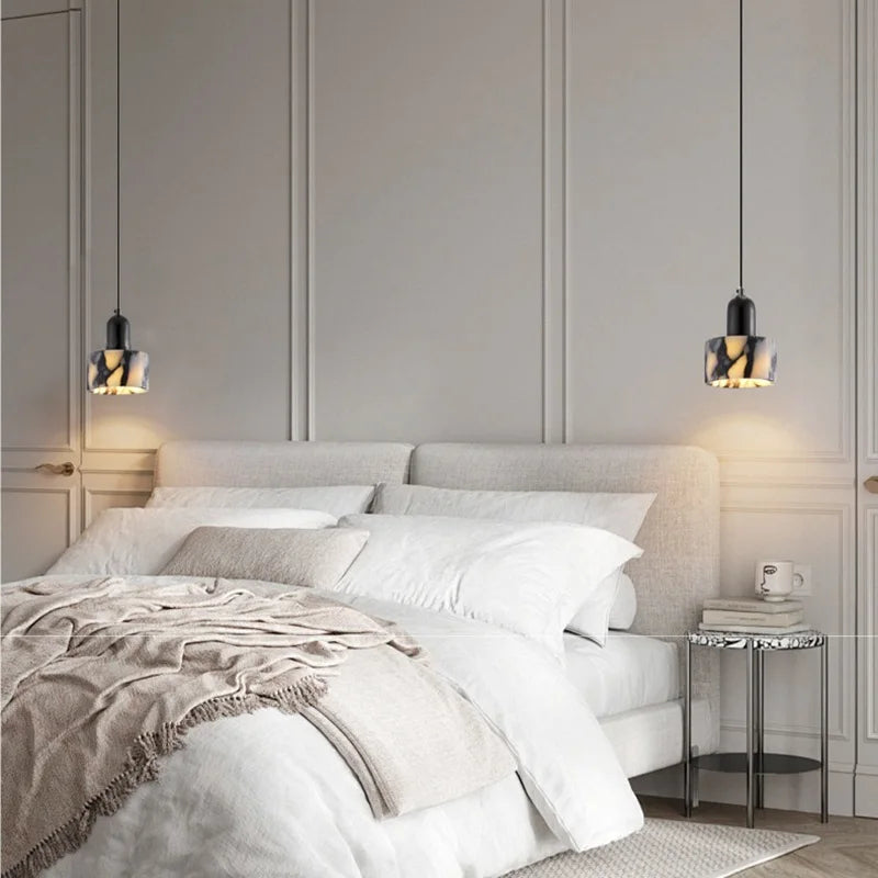 Marbello | Elegant  Pendant Lighting – Marble Shade