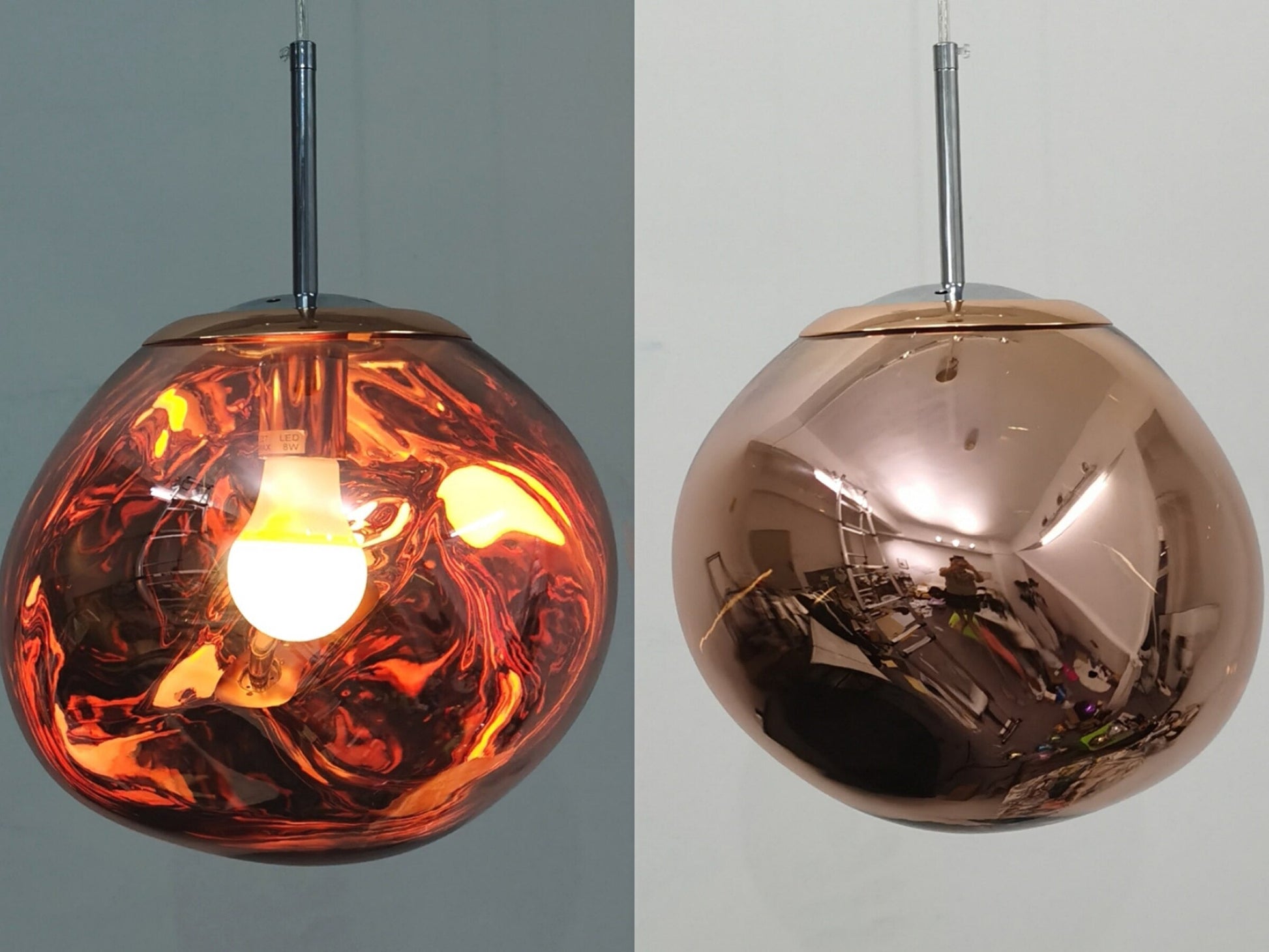 Sculptural Pendant Ceiling Light with Artistic Glass Design for Modern Dining/ Living Rooms 10