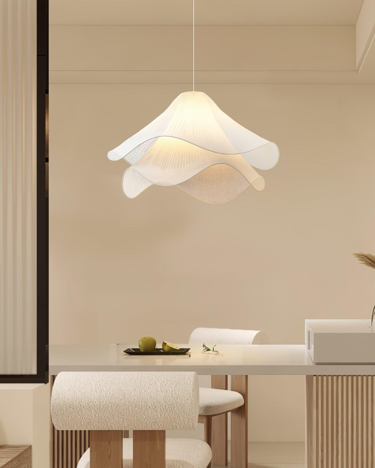 Floral Pendant Lamp – Adjustable Kitchen Pendant Lighting with 5W LED, Warm Light 4