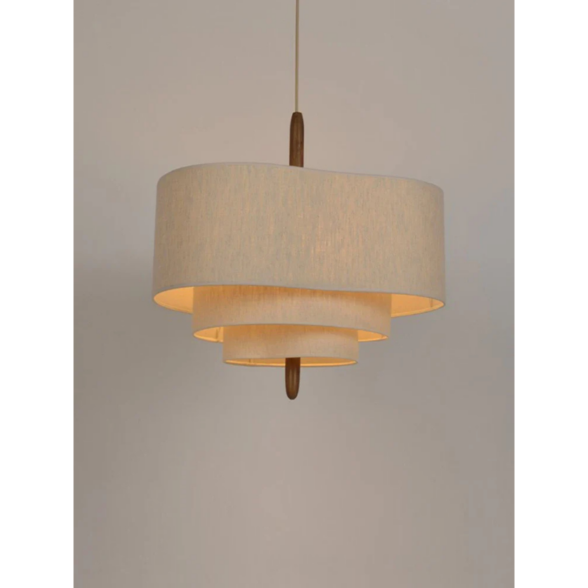Elegant Fabric Shade Chandelier Light – Modern Designer Chandelier for Dining Room 4