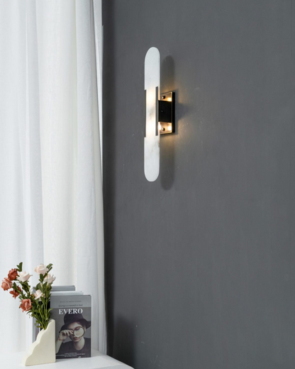 Modern Minimalist Marble Wall Lamp with 3000K Warm Light – Elegant Wall Sconce Lighting 5
