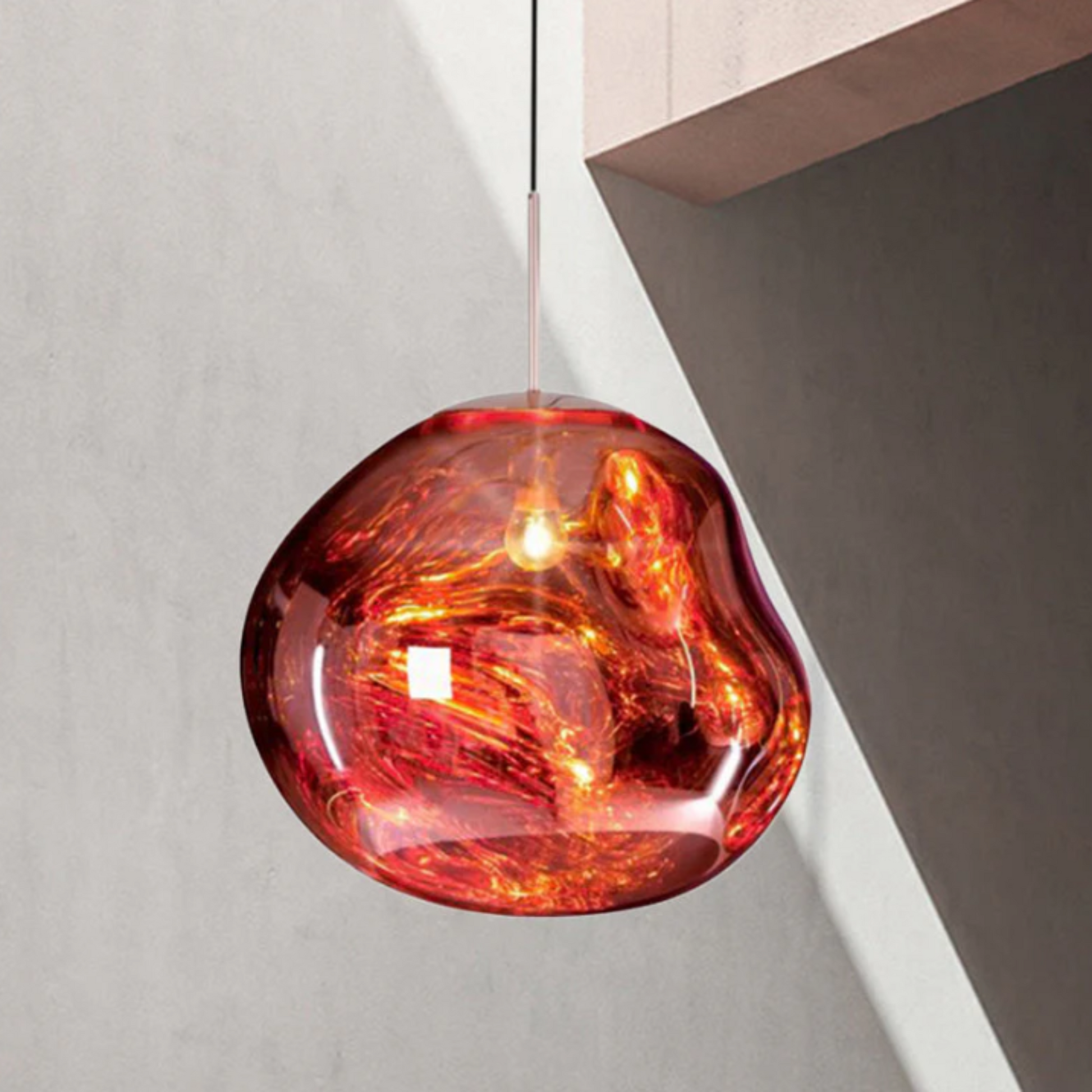 Sculptural Pendant Ceiling Light with Artistic Glass Design for Modern Dining/ Living Rooms 7