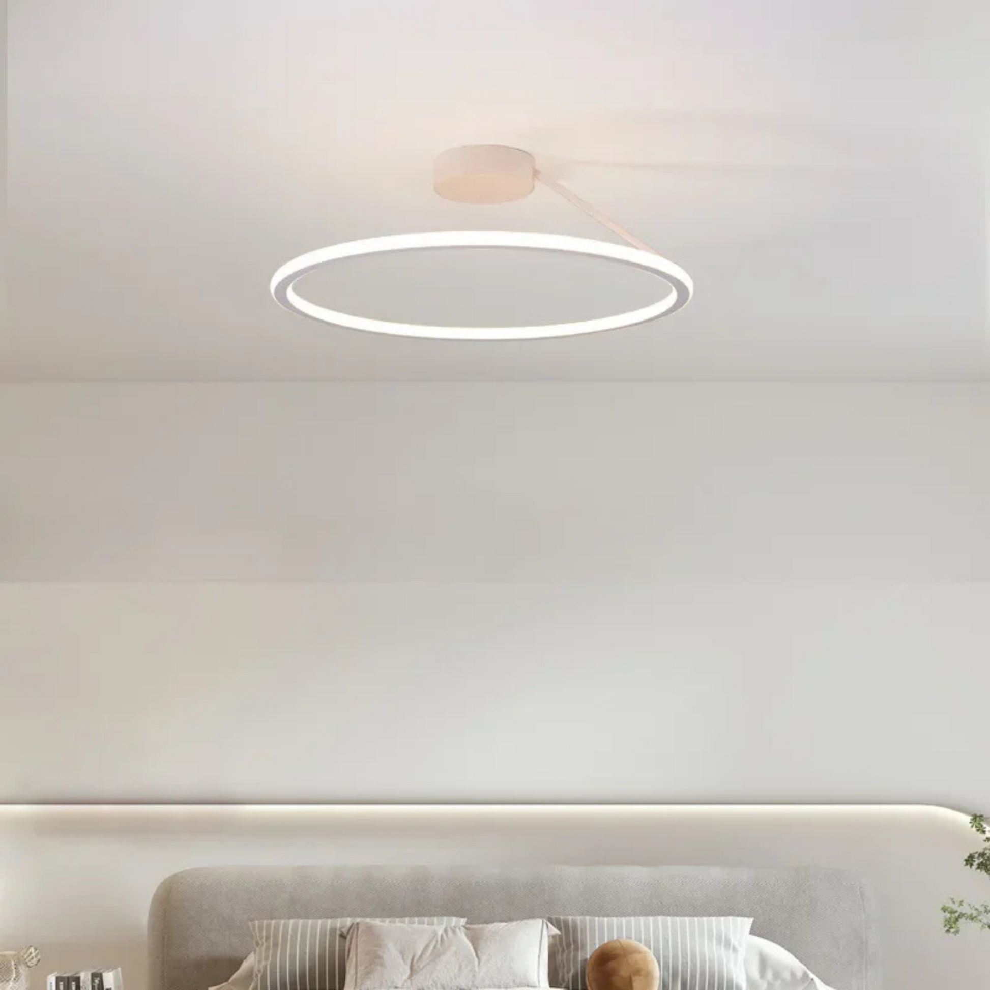 LED Flush Mount Ceiling Light Fixture with Remote Control – Modern Design 40/50/60 CM 3