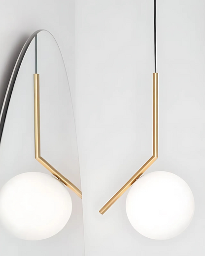 Modern Glass Pendant Lamp with Adjustable Height and Gold Finish – Cozy Kitchen Pendant Lighting 5