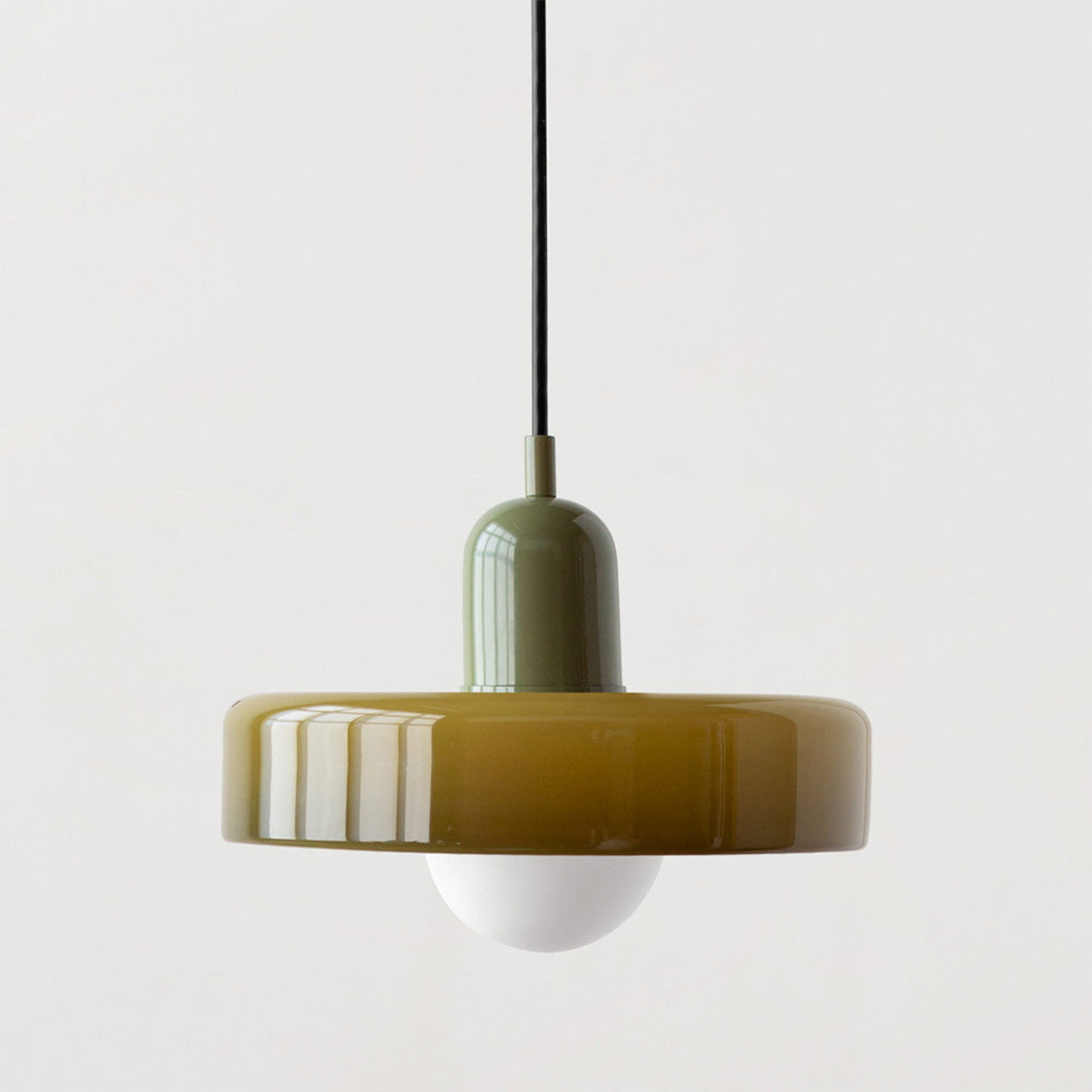 Modern Glass Pendant Ceiling Light with Adjustable Height for Dining Room – Soft Ambient Illumination 5
