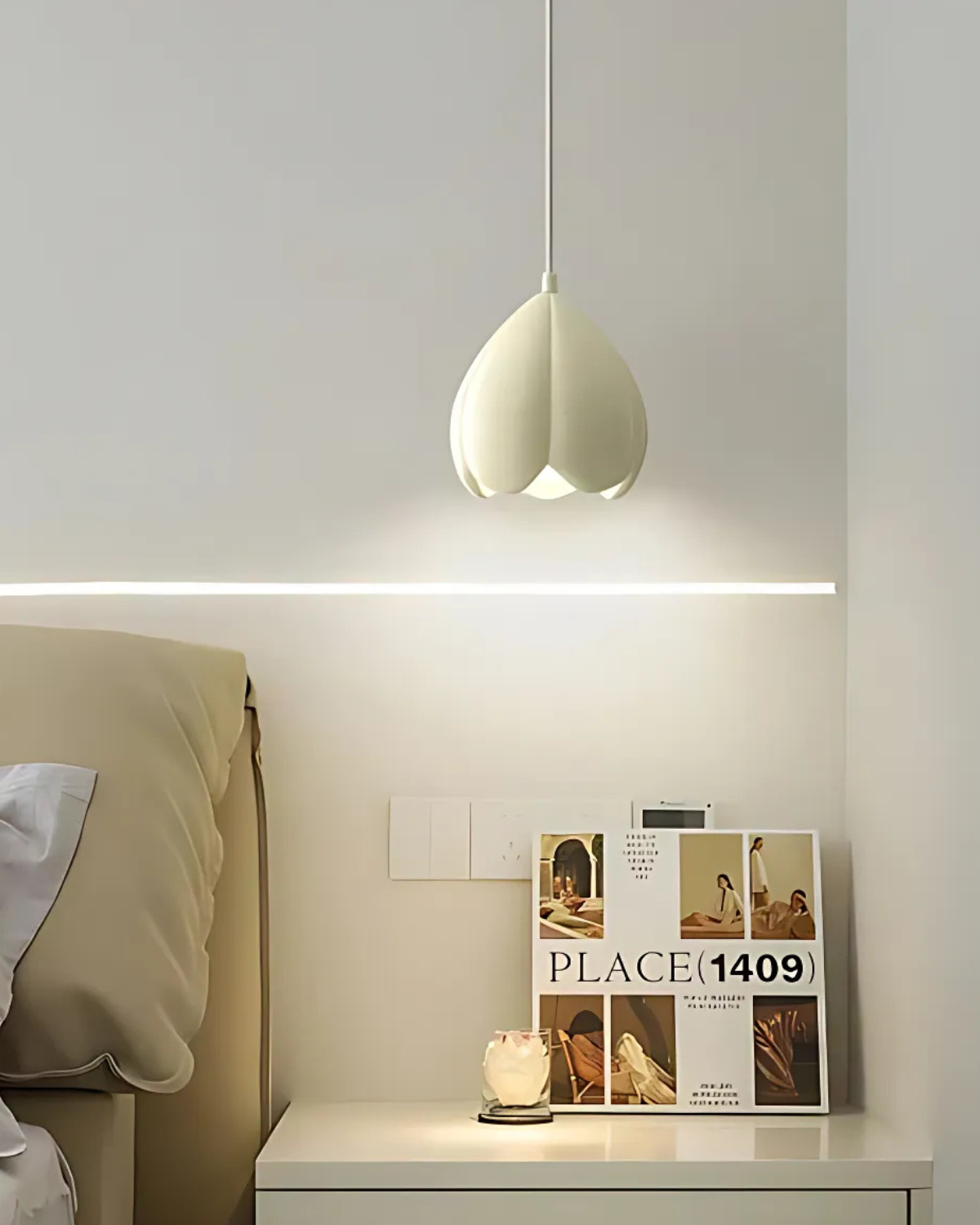 Elegant Bloom Pendant Lamp – Floral Design with Adjustable Light Settings for Kitchen and Living Room 5