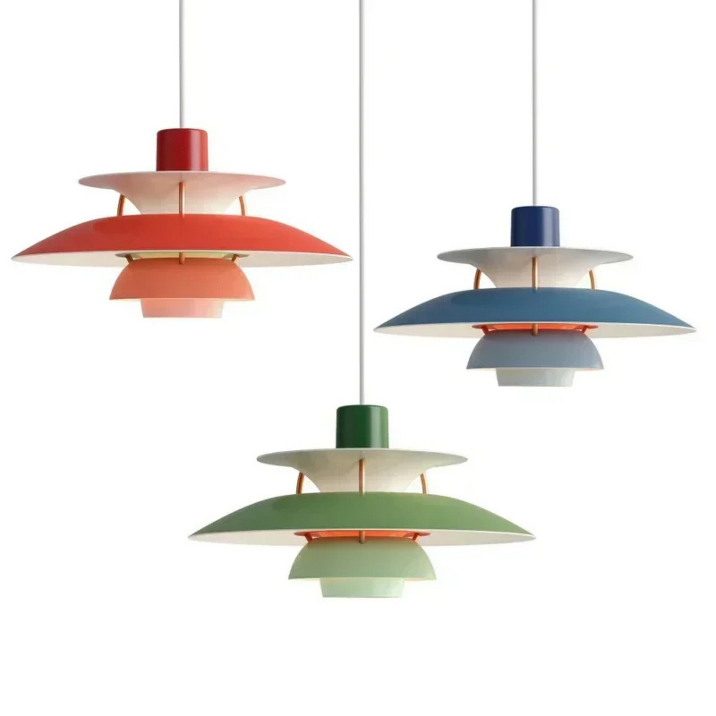 Variant image for Multicolor LED Pendant Light with Remote Control – Adjustable Kitchen Pendant Lighting-15
