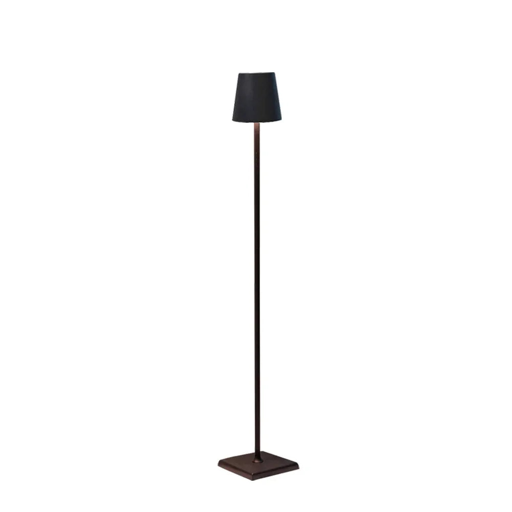 Modern Rechargeable Wireless Floor Lamp with Dimmable Touch Control - Sleek Aluminum Design for Living Room 1