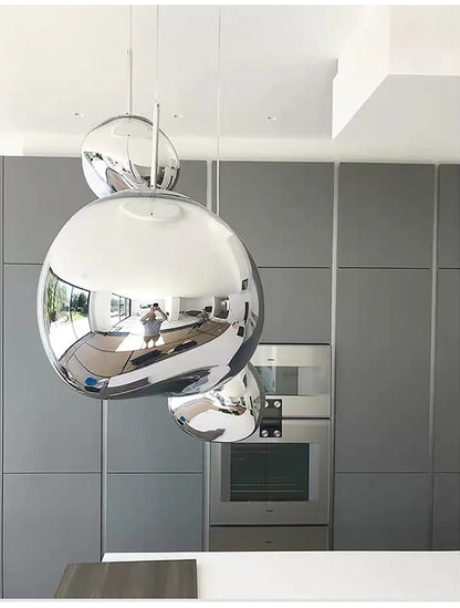 Sculptural Pendant Ceiling Light with Artistic Glass Design for Modern Dining/ Living Rooms 3