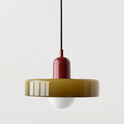 Modern Glass Pendant Ceiling Light with Adjustable Height for Dining Room – Soft Ambient Illumination 6
