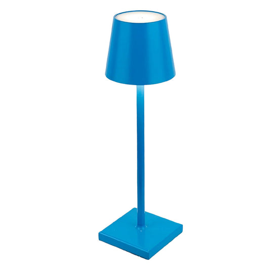 Rechargeable Touch-Control Table Lamp - Elegant Aluminum Design, Portable Cordless Bedside Lamp 1